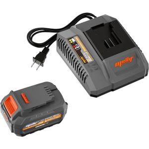 Mellif 20V Li-ion Battery Pack & Charger Compatible with Dewalt 20V Cordless Power Tools, Mellif Tools, 4.0Ah Battery & 4.0A Fast-Charger Combo, 10C/40Amps, Starter Kit