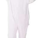 Animal Onesie Costumes for Kids Adults Cosplay Halloween for Boys Girls Womens Warm Plush One Piece (White)