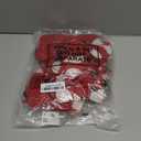 Geyoga 48 Pcs Red and White Mini Christmas Stockings Bulk 5 Inches Poinsettia Mini Gift Stockings Fireplace Hanging Stocks Small Felt Elf Christmas Stocks Ornaments Decor for Xmas Tree Fireplace