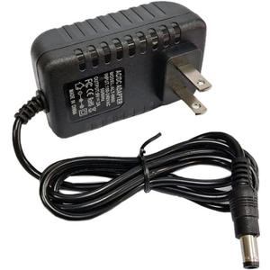 NC 9V 2000mA Power Supply 100-240V AC to 9Volt DC 2A Switching Supply Power Adapter 5.5 X2.52.1mm US Plug AC Adapter Transformer Wall Adapter, Black