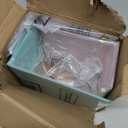 Beeveer 6 Pairs Metal Bookends Book Stopper for Shelves Office Book Holder Library Bookend for Heavy Books Desk Home Bookshelf School (Macaron Colors)