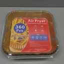 9 Inch Large Air Fryer Liners Disposable, 360 PCS Square Air Fryer Paper Liners - AirFryer Accessories - Non-Stick and Oil Proof Parchment Baking Paper for 6-10QT Oven Microwave