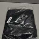 Sidefeel Women's Wide Leg Jeans Casual High Waisted Straight Zimbaplatinum Denim Pants with Pockets (4, Dark Black)