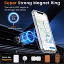 WRJ Magnetic Clear Case for iPhone 12/iPhone 12 Pro 6.1-Inch, [Compatible with Magsafe] [Military Grade Drop Protection] Non-Yellowing Anti-Scratch Ultra Slim Transparent Shockproof Phone Case-Clear