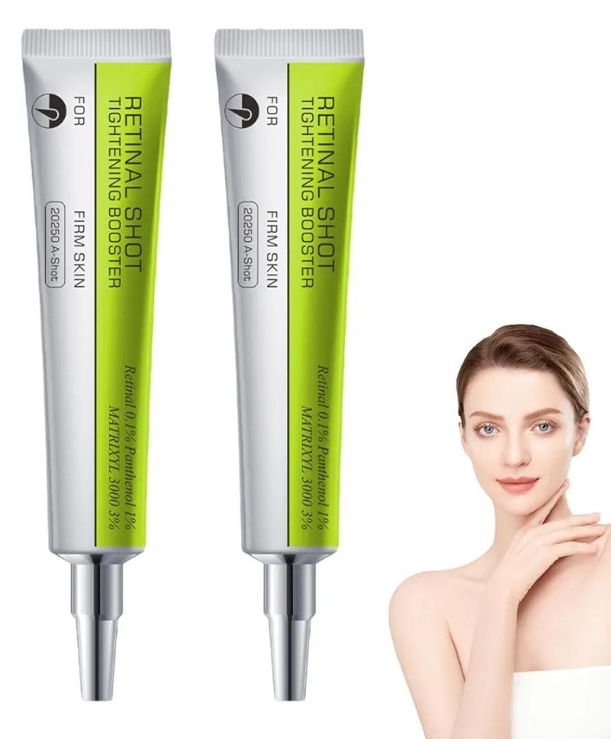 Retinol shot Serum for Face Tightening Booster with Pore Minimizer, Firming Skin Treatment for Improved Texture Deep Hydration (2PCS,One Size)