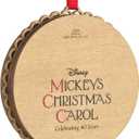 Hallmark Keepsake Christmas Ornament 2023, Disney Mickey's Christmas Carol 40th Anniversary Papercraft, Gifts for Disney Fans