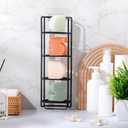 2 Pcs 4 Tier Shower Caddy Bar Soap Holder Self Draining Soap Dish Caddy Stainless Steel Holder for Shampoo Wall Mounted Soap Holder for Bathroom and Kitchen Sink Accessories, No Drilling