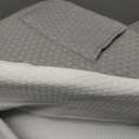 Bedluxe Knee Pillow for Back Sleeping, Leg Pillow Knee Wedge Pillow, Memory Foam Wedge Pillows for Legs Post Surgery, Triangle Pillow for Knee Support, Leg Elevation, Knees Hip Back Pain Relief, White 24" x 18" x 8"