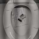 SS114 Elongated Toilet Seat Compatible with TOTO SS113/SS154/SS224/SS204, Soft Close Elongated Toilet Seat, Traditional Toilet Seat Replacement with Toilet Bolts and Nut - Cotton White