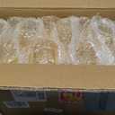 XUWAIDSGN 48 Pcs 7oz Plastic Vintage Liquor Glasses Drinking Glasses Unbreakable Wedding Glassware Crystal Water Goblets Reusable Drinkware Vintage Champagne Flutes (48, Amber)