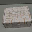 UNIQOOO Frosted Arch Wedding Table Numbers with Stands 1-30, Gold Foil Printed 5x7 Acrylic Display Signs and Holders, Pack of 30, Perfect for Centerpiece, Reception, Decoration, Party, Anniversary, Event