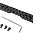 Picatinny Rail Mount for Ruger American Rimfire Rifles | Compatible with 22LR, 22WMR, 17HMR | 17-Slot Optics Rail