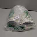 8 Pack 9 Inch Tall Galvanized Flower Bucket, Beige Farmhouse French Flower Bucket with Handle, Rustic Vintage Metal Vases for Flower, Centerpieces, Floral Wedding Arrangements