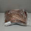 Lanpn Metal Christmas Tree Collar 20 inch, Christmas Tree Ring Collar for Small Mini Pencil Xmas Stand Cover Real Artificial Trees Indoor Outdoor Decoration (Bronze, Diamond)