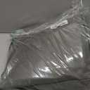 NLQR Passenger Side Bottom Replacement Leather Seat Cover Gray Perforated Compatible with Ford E-150 E-250 E-350 E-450 E-550 2002 2003 2004 2005 2006 2007 2008