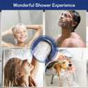 High Pressure Handheld Shower Head 11 Spray Settings, 4.85 inch Pause Switch Water Saving Shower Head, Removable High Flow Bathroom Showerhead with Long Hose and Adjustable Bracket (Matte Black)