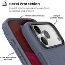 Speck CANDYSHELL Grip +MS Case for iPhone 17 Pro Max - Mystery Blue/Faded Denim | Slim Protective Grip | Drop Protection | MagSafe Compatible