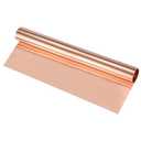 Thin Copper Sheet Roll, 3500mm x 300mm x 0.03mm / 11.5ft x 11.8" x 0.001" (LxWxT) Pure Copper Foil Sheets, Metal Flashing Strip for Crafts/Electricity/DIY Projects