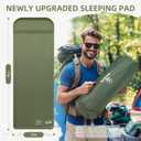 Wevelel Memory Sleeping Pad, 3.1" Ultra-Thick Foam Sleeping Mats for Camping, Easy Inflate&Deflate,9.5 R-Value Insulated Camping Mattress Pad with Pillow, for Car Travel Tent, Full