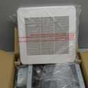 Tech Drive Bathroom fan 50-80-100 CFM DC Energy-Saving Motor,Very Quiet Ventilation and Exhaust Fan, Ceiling or Wall Mounted Fan, CFM Adjustable,White