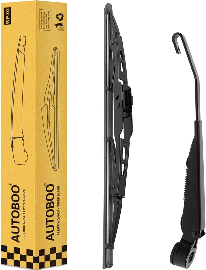 OEM Quality Replacement For 2008-2015 Dodge Grand Caravan 2008-2009 Chrysler Town and Country-Rear Windshield Back Wiper Arm blade Assembly