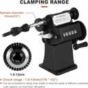 Manual Coil Winding Machine 1/16"- 1/2" Hand Coil Winder with Counter for Spirals, Motor Coil, Guitar Pickup Coils