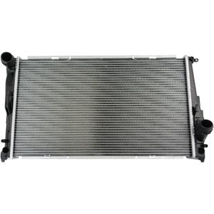 TRQ Radiator 1 Row Aluminum Core Compatible with 07-11 BMW 335i Automatic Transmission; 09-12 335i xDrive Automatic Transmission; 08-13 135i Automatic Transmission; 09-16 Z4 Automatic Transmission
