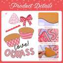 Eaasty Valentines Bulletin Board Decor Set DIY Photo Classroom Craft Library Cupcakes Cutouts for Class Teacher School Door Valentines Decorations