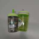 Zak Designs Star Wars The Mandalorian Kelso Toddler Cups For Travel or At Home, 15oz 2-Pack Durable Plastic Sippy Cups With Leak-Proof Design is Perfect For Kids (Baby Yoda, Grogu)