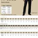 Men's Classic Fit Dress Pants with Hidden Expandable Waistband - Smooth Fabric, Slightly Tapered Leg, Business Casual & Formal Wear(KHAKI38W32L)