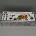 Dinosaur Toy Trucks with 3 Dino Cars & 3 Dino Figures, Sound Light Transport Carrier Truck Dinosaur Toys for Kids 3-5-7, Toddler Boy Toy for 3 4 5 6 7+ Year Old Boy Birthday Gifts Christmas