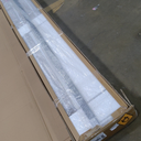 FREDBECK 42 x 84 inch Glass Barn Door with 7FT Barn Door Hardware Kit & Handle Included,5-Panel Frosted Glass,Wood Panel, Water-Proof Surface,Pre-Drilled Holes,Need Assembly