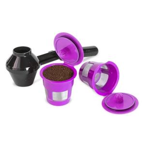 Cafe Fill Value Pack by Perfect Pod - 1-Stream Reusable K Cup Coffee Pod Filters & Scoop, Compatible with Keurig K-Duo, K-Mini, 1.0, 2.0, K-Series and Select Single Cup Coffee Makers