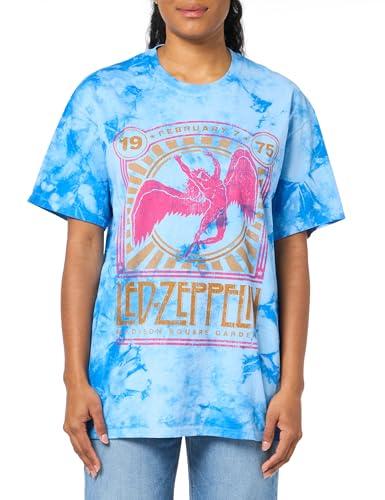 Led Zeppelin Cloud TEE, Blue Tie Dye, Size: XXL
