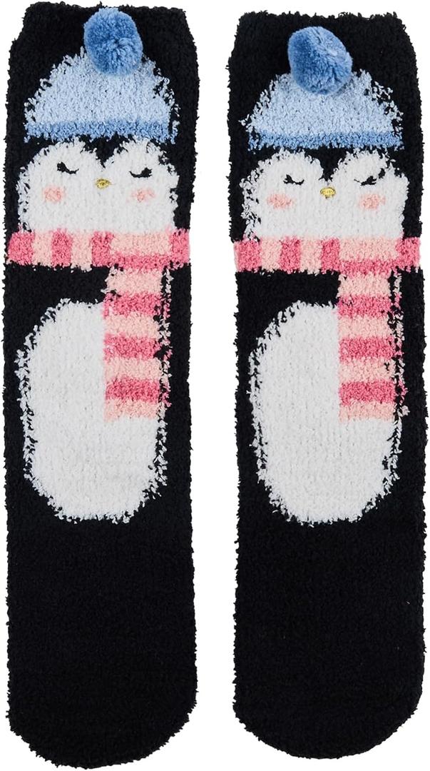 Bioworld Adult Super Soft Fuzzy Crew Socks (One Size, Penguin) Bioworld Adult Super Soft Fuzzy Crew Socks (One Size, Penguin)