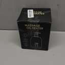 Massage Oil Warmer, Yofuly Electric Massage Oil Digital Heater with Two Oil Bottles, Portable Body Lotion Warmer Cream Heated Dispenser for SPA, Salon and Home Use, Black