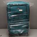 SwissGear Sion Softside Expandable Luggage, Teal, Checked-Large 29-Inch