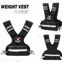FUFF Weighted Vest Woman, 11-20 Lb Adjustable Weight Vest for Women Men, Female Strength Training Body Vest for Walking Exercise Running Workout