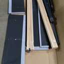 YITAHOME King Size Bed Frame with 4 Storage Drawers and RGB LED Lights, 57'' Tall Headboard Velvet Upholstered Bed with Charging Station, No Box Spring Needed, Easy Assembly, Noise-Free, Grey