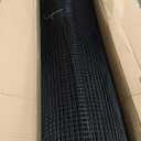 Black Hardware Cloth 1/2 inch 48 x 100 ft 19-Gange PVC Coated Wire Mesh Roll,Black Chicken Wire Fencing,Garden Fencing,Snake Fence, Welded Wire Mesh Fene Roll,Gopher Wire mesh