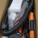 Drywall Sander Tool, KUPERIA 8.5 Amp Popcorn Ceiling Removal Tool with 7 Variable Speed 800-1800RPM,Electric Drywall Sander with Extendable Handle,LED Light,6 Basic Sand Paper& 6 Grid Sandpaper,Orange