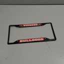 FANMATS 31250 Georgia Bulldogs Metal License Plate Frame Black Finish