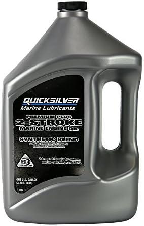 Quicksilver 27Q01-3pk Premium Plus 2-Stroke Marine Engine Oil  1 Gallon Jug, (Pack of 3)