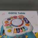 Baby Activity Table, Baby Musical Toys 6-12 Months, Activity Center for 1 2 3 Years Old (Size:30 * 30 * 30cm)