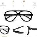 AMOMOMA 3 Pack Retro Oversized Aviator Reading Glasses for Women Men,Classic Large Reader Blue Light Computer Frame AM6111