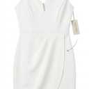 oxiuly Women's Wrap V Neck Bodycon Ruched Cocktail Party Dress Chic Church Wedding Club Pencil Dresses OX345, Small