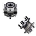 KUSATEC 512401 2pcs Rear Wheel Bearing and Hub Assembly Compatible with Scion FR-S, Subaru BRZ, Subaru Forester Legacy Outback WRX, 5 Lug