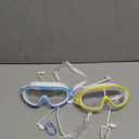 Kanayu 6 Pieces Kids Swimming Goggles Pool Goggles Anti Fog Wide View No Leaking with Wear Earplugs Nose Clip for Kids 6-13 (Pink,blue, White,yellow,black)