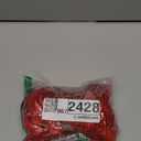 GRACE KARIN Girls Sequin Skirt Elastic Waist Sparkle Pleated Skirt for Party  (7 Years, Red)