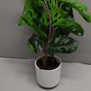 Fake Plants 21.7'' Faux Monstera Plant Tall Artificial Plants Indoor with Pots Faux Plants Fake Potted Plants Artificial Decor Fake Monstera Silk Plants for Home Living Room Bedroom Bathroom Office